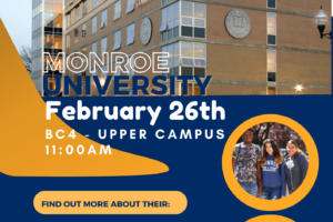 Monroe University-Information Session Flyer